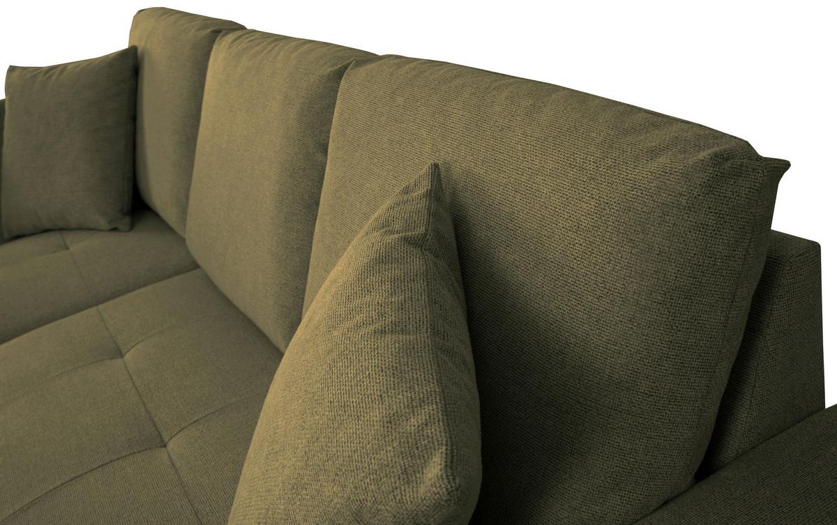 Ecksofa Lukas Olive S: 158x239 Cm - Olivgrün, Trend, Textil (158/239cm)