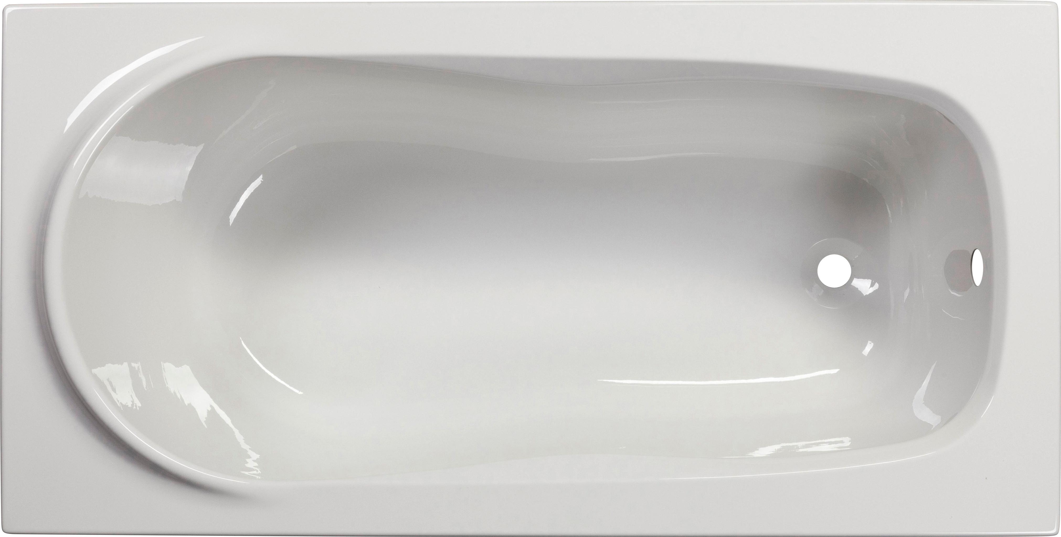 Vaňa Alba 140 cm - biela, Konventionell, plast (140/70/44cm)