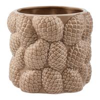 Váza PINECONE - hnedá, Konventionell, keramika (18/15,5/17,5cm) - Mömax