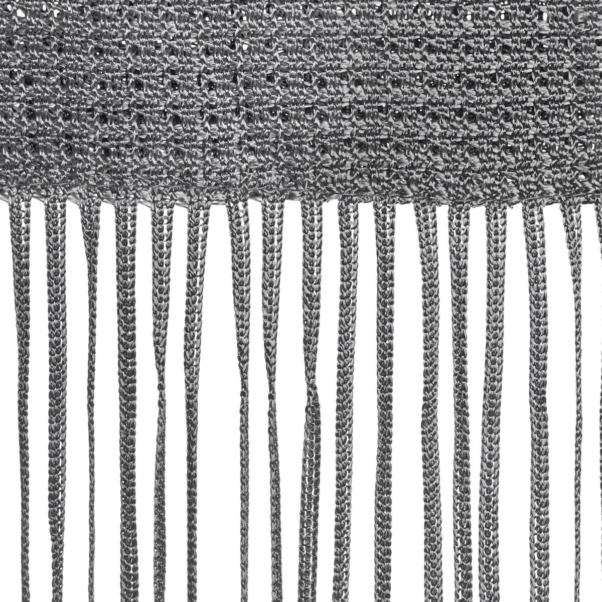 PROVÁZKOVÝ ZÁVĚS String Uni, 90/250cm - antracitová, textil (90/250cm) - Premium Living