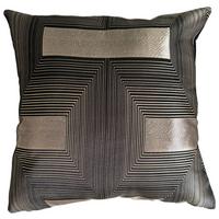 Zierkissen Ilma - Goldfarben/Schwarz, ROMANTIK / LANDHAUS, Textil (45/45cm) - James Wood