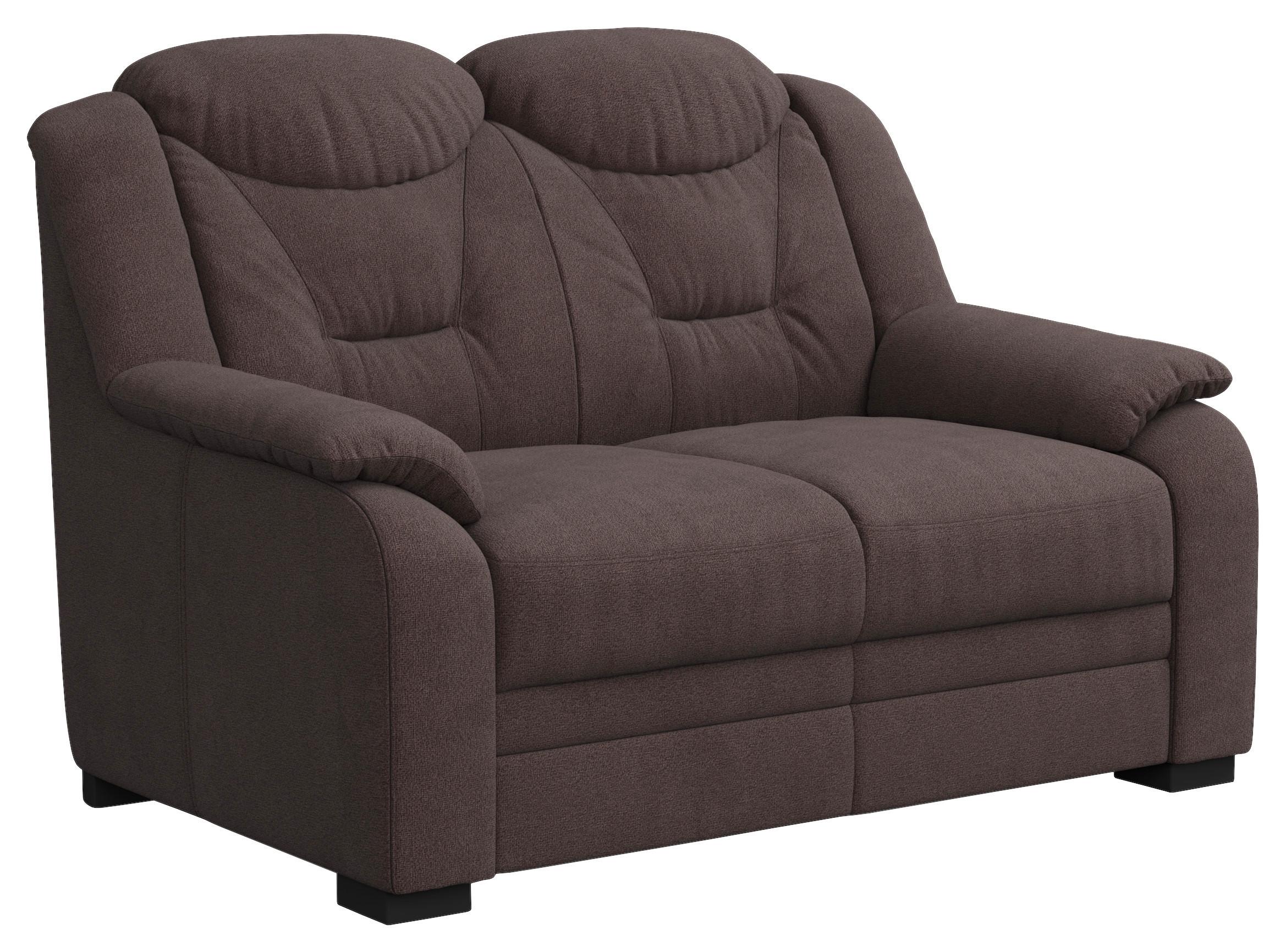 2-Sitzer-Sofa Marcus Braun B: 138 cm - Schwarz/Braun, Basics, Textil (138/99/99cm) - MID.YOU