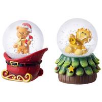 SCHNEEKUGEL Philipp - Multicolor, KONVENTIONELL, Glas/Kunststoff (4,5/6,5cm) - Luca Bessoni