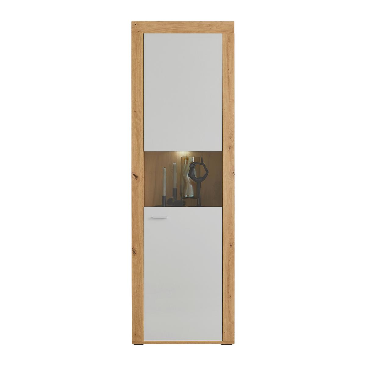 Vitrine Canberra - MODERN, Glas/Holzwerkstoff (60/190,1/34,8cm)