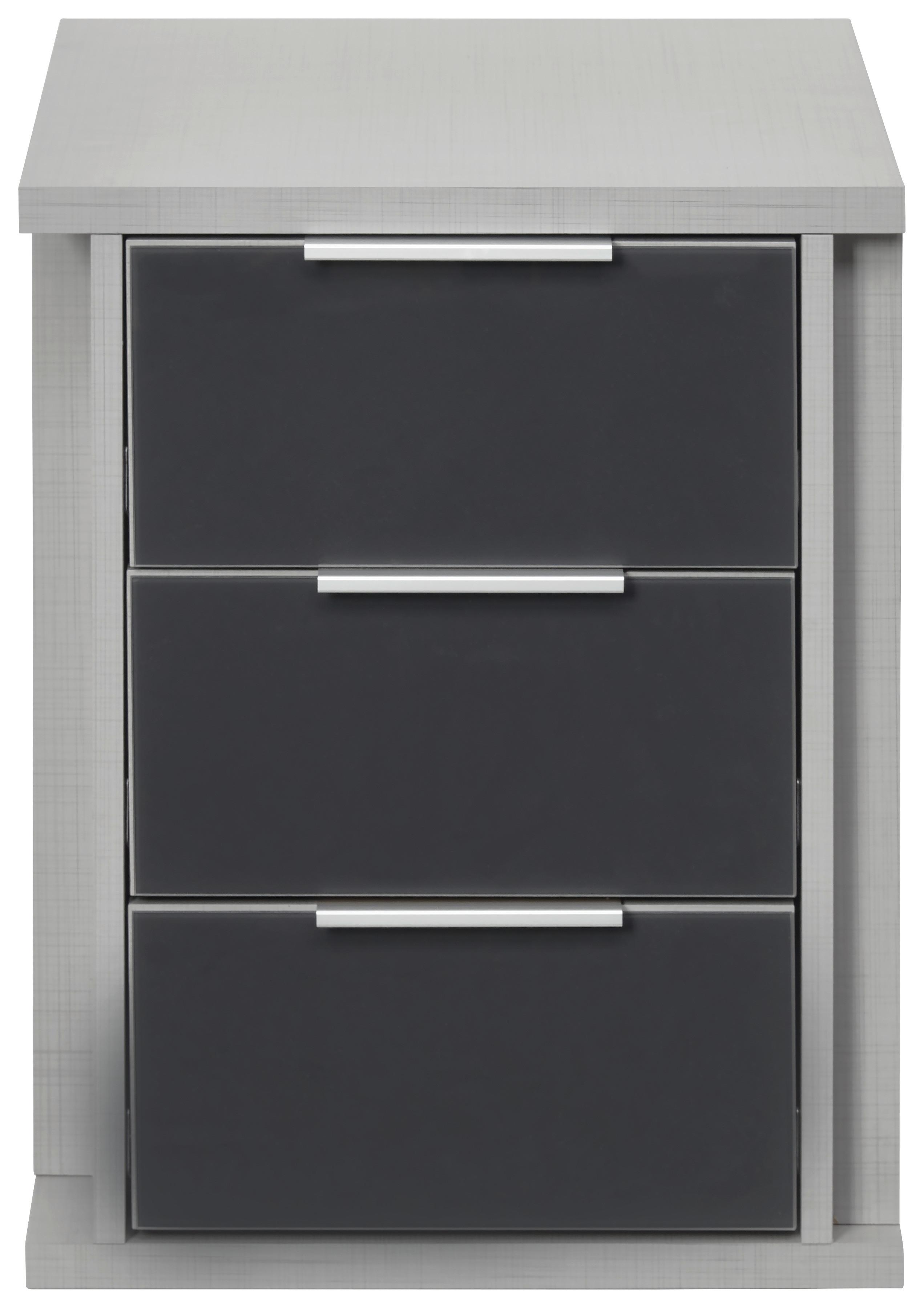 Schubkasteneinsatz B: 43 Cm, Grau, Mit 3 Laden