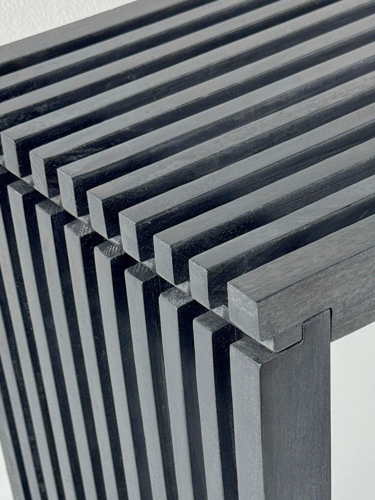 Sitzbank Schwarz B: 120 Cm - Schwarz, Design, Holz (120/45/35cm) - MID.YOU