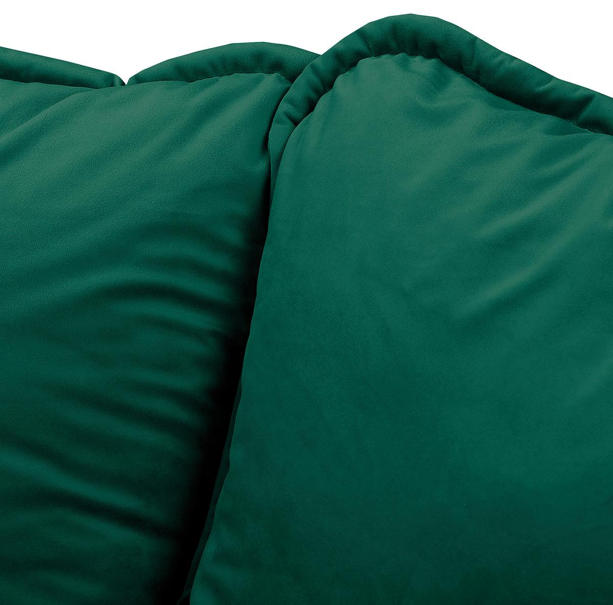 Ecksofa Beata Grün S: 230x150 cm - Wengefarben/Grün, Design, Textil (230/150cm) - Livetastic