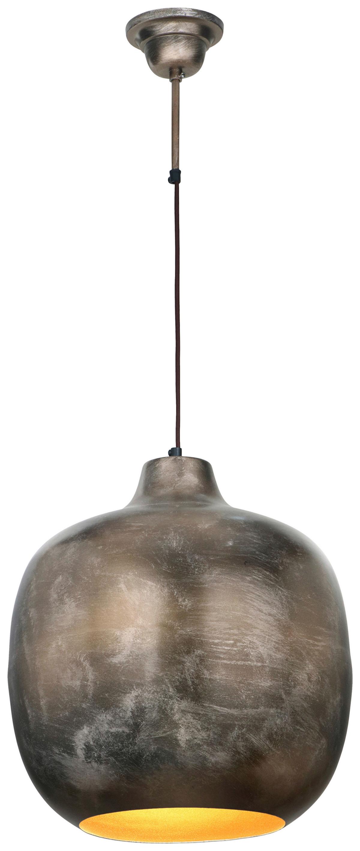 Hängeleuchte Sawyer 125 Bronzefarben B: 40,5 cm - Bronzefarben, Basics, Metall (40,5/40,5/43cm) - Kayoom