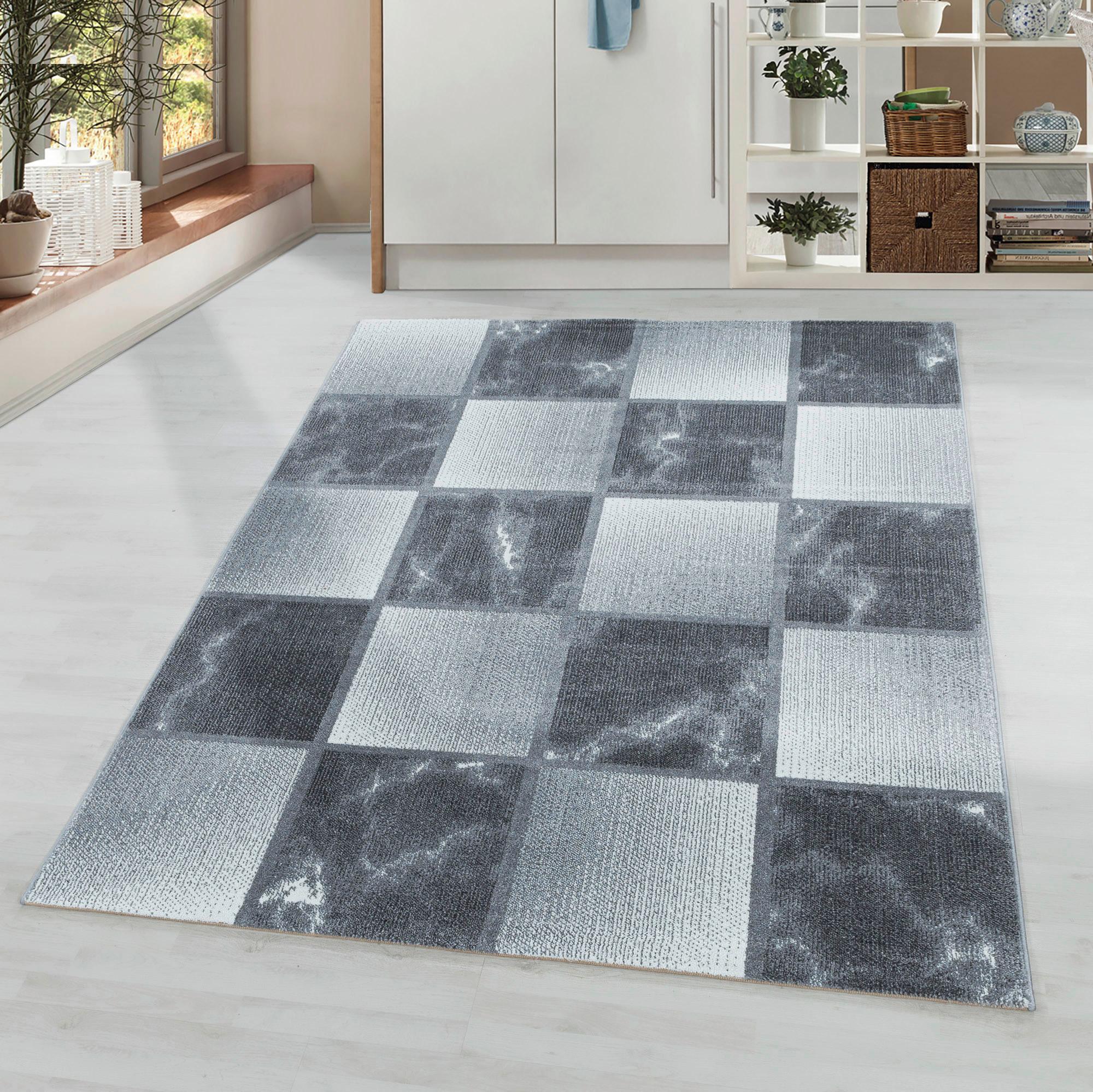Webteppich Grau Naturfaser Ottawa 140x200 cm - Grau, Design, Textil (140/200cm)