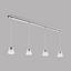 LED-hängeleuchte Pancento - Klar/Chromfarben, MODERN, Kunststoff/Metall (101/7/110cm) LED-hängeleuchte Pancento - Klar/Chromfarben, MODERN, Kunststoff/Metall (101/7/110cm)