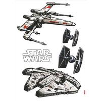 Dekosticker Star Wars - Klar/Schwarz, LIFESTYLE, Kunststoff (100/70cm)