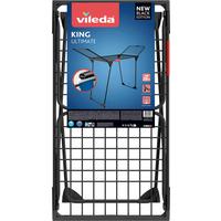 Sušiak na blielizeň VILEDA KING SUŠIAK CIERNY - čierna, Basics, kov (174/91/57cm) - Vileda