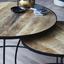 Beistelltisch 2er-Set Boxer, Mangoholz Massiv - Schwarz/Braun, MODERN, Holz/Metall (89/79/48cm) - Livetastic Beistelltisch 2er-Set Boxer, Mangoholz Massiv - Schwarz/Braun, MODERN, Holz/Metall (89/79/48cm) - Livetastic