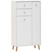 HIGHBOARD Bjarne Weiß B: 60,2cm - Weiß, Design, Holzwerkstoff (60,2/113,4/33,05cm) - MID.YOU