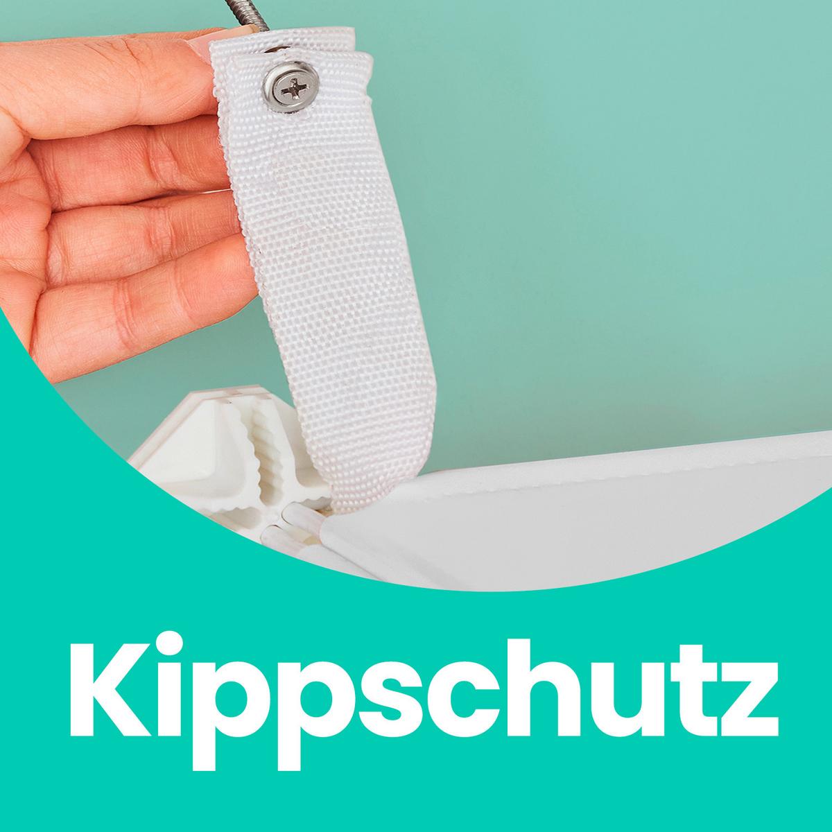 Kinderregal Weiß B: 123 Cm - Weiß, Basics, Kunststoff/Metall (123/123/31cm)