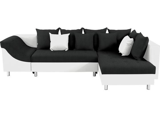 Sedací Souprava Linda - bílá/černá, Moderní (270/174cm) Sedací Souprava Linda - bílá/černá, Moderní (270/174cm)