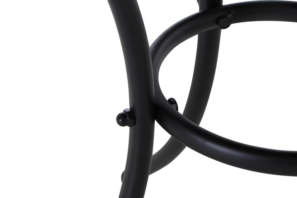 Gartentisch Como Metall/Keramik ⌀ 60 cm - Schwarz, KONVENTIONELL, Keramik/Metall (60/60/71cm) - Siena Garden