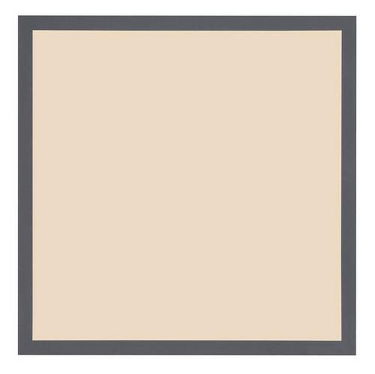 LED-Deckenleuchte Doro L: 45 cm mit Fernbedienung - Opal/Graphitfarben, Basics, Kunststoff/Metall (45/45/7,6cm) - Globo