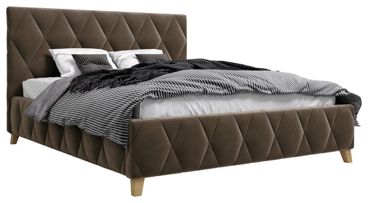 Polsterbett Trivio 180x200 Cm Schlammfarbe - Schlammfarben, MODERN, Holz/Holzwerkstoff (180/200cm) - MID.YOU