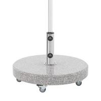 Sonnenschirmständer mit Rollen - Grau, Basics, Stein (56/9/56cm) - Doppler