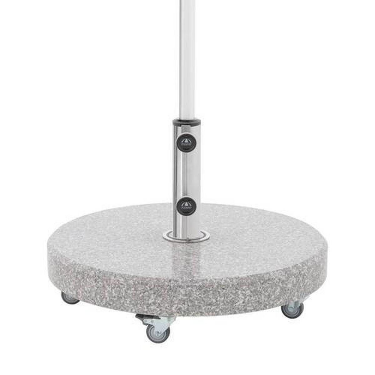 Sonnenschirmständer mit Rollen - Grau, Basics, Stein (56/9/56cm) - Doppler