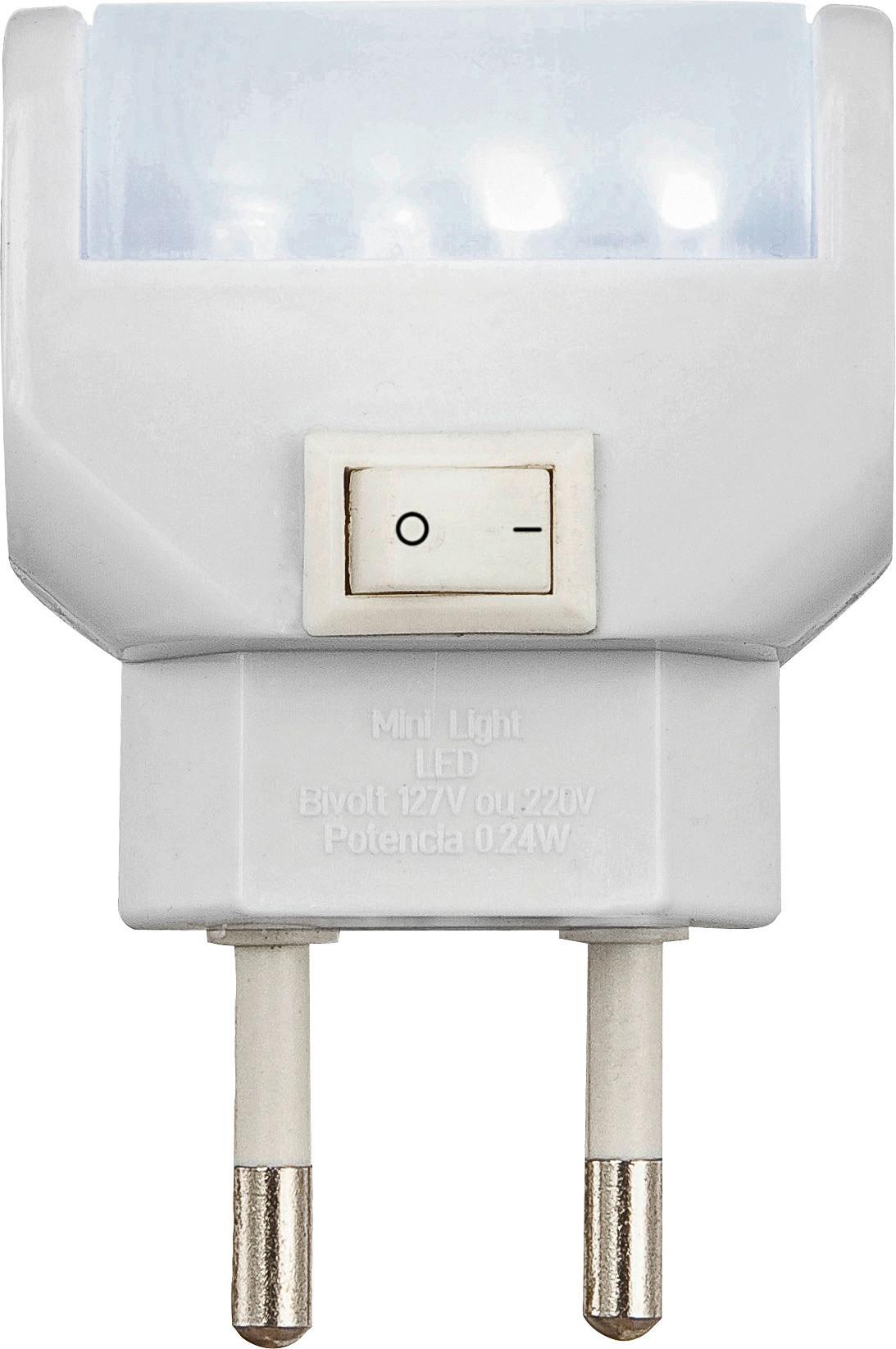 NOČNÍ SVĚTLO SABSI - bílá, plast (4,7/2,5/7cm) - Globo