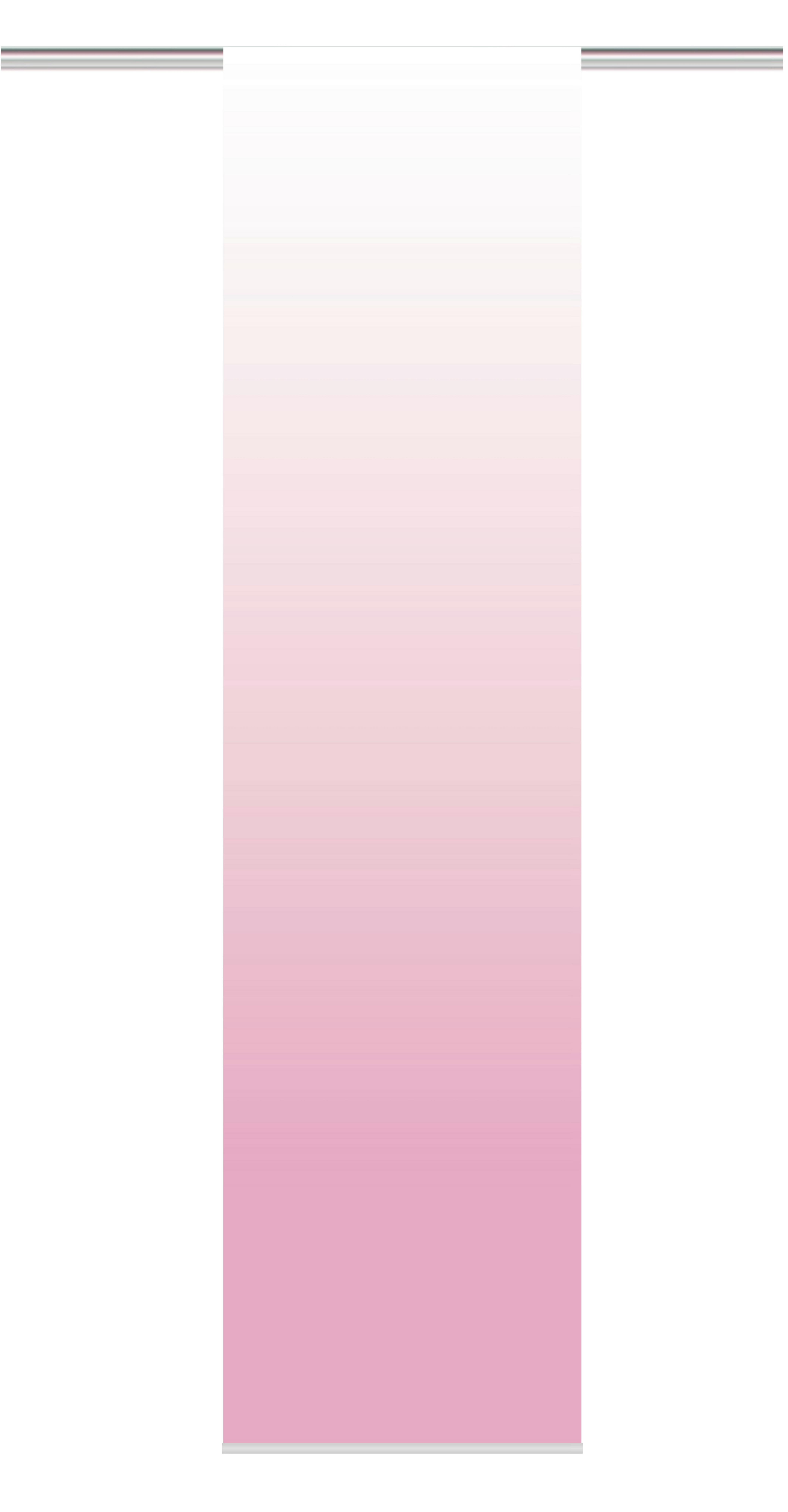 Flächenvorhang Madrid Hellrosa Rosa B: 60 Cm - Hellrosa/Rosa, Design, Textil (60/245cm) - Schmidt W. Gmbh