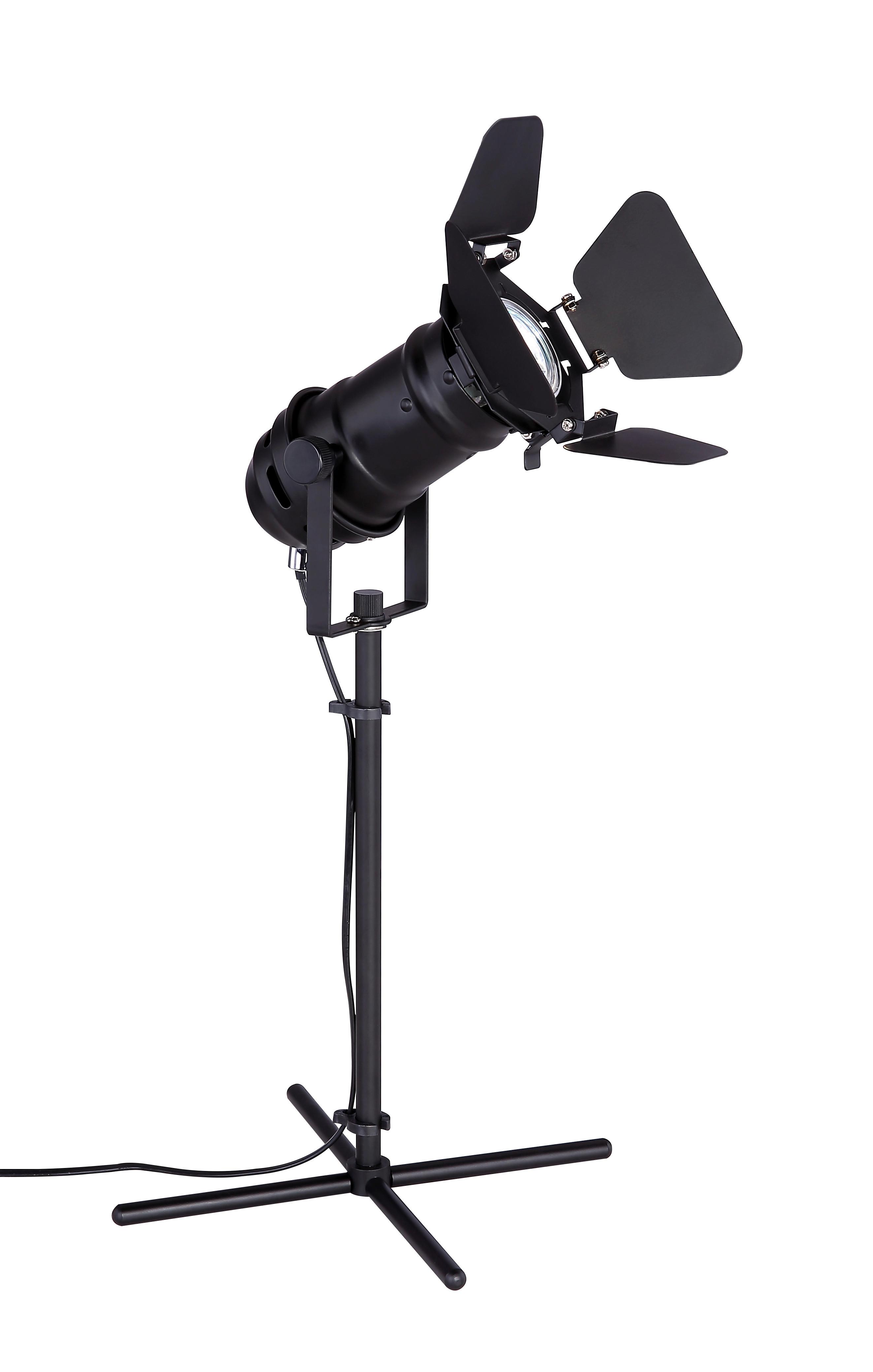 Tischlampe Schwarz Mit verstellbare Spotlights