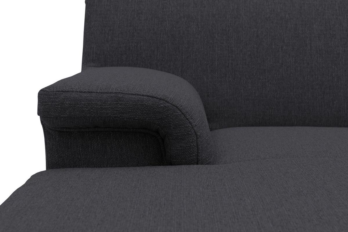 Ecksofa Jamie Rücken Echt Schlammfarben Webstoff - Chromfarben/Schlammfarben, KONVENTIONELL, Textil (150/251cm) - MID.YOU
