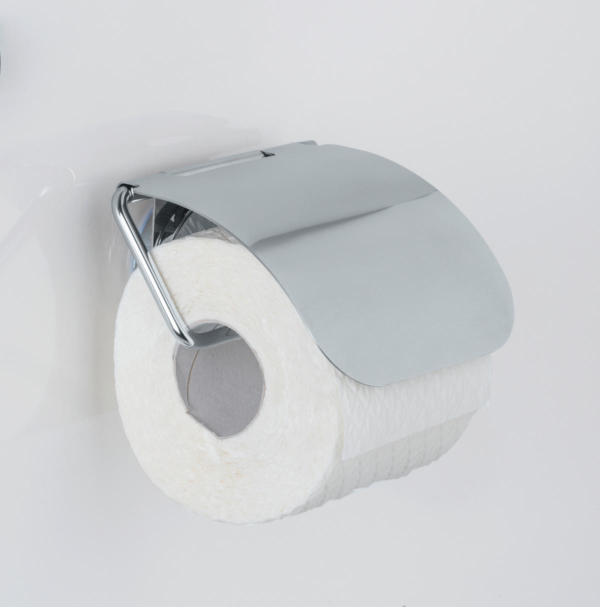 Toilettenpapierhalter Static Loc Osmio 24874100 - Chromfarben, MODERN, Metall (13/13,5/3cm) - Wenko