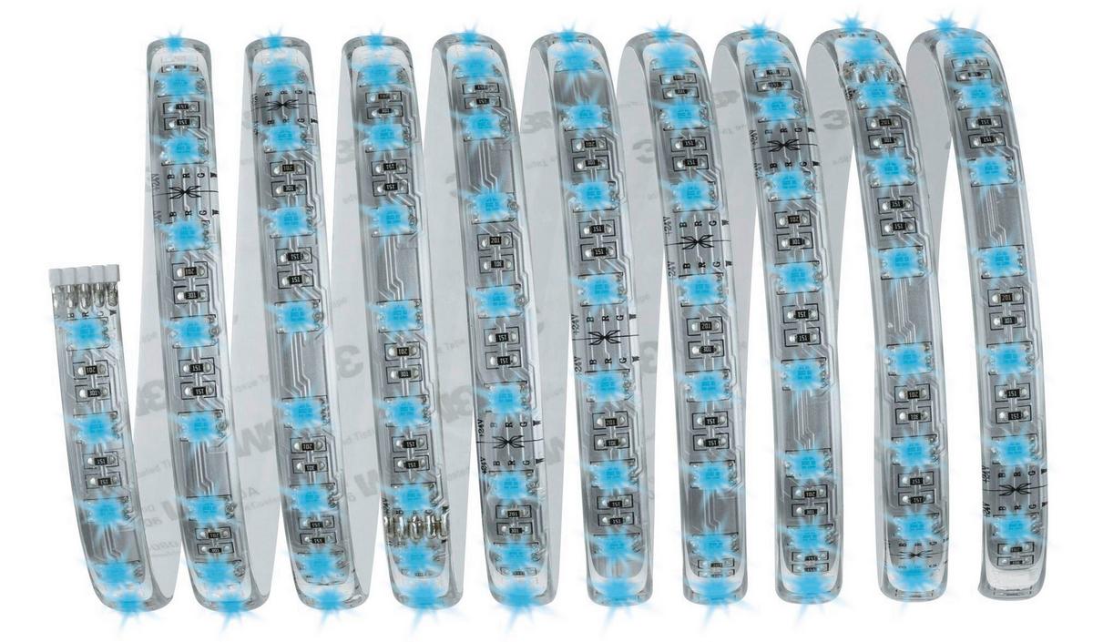 Led-streifen Max Farbwechsler L: 3 M Mit Fernbedienung - Silberfarben, Design, Kunststoff (300/1,25/0,3cm) - Paulmann