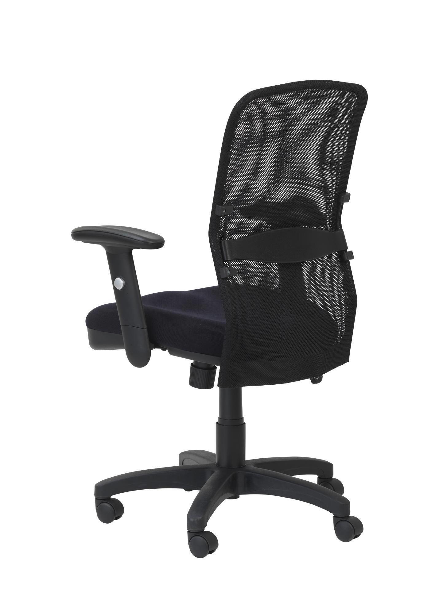 Drehstuhl Dakota Schwarz B: 67 cm - Schwarz, Design, Kunststoff/Textil (67/107/50cm) - MID.YOU