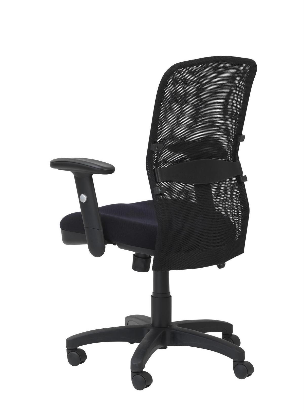 Drehstuhl Dakota Schwarz B: 67 cm - Schwarz, Design, Kunststoff/Textil (67/107/50cm) - MID.YOU