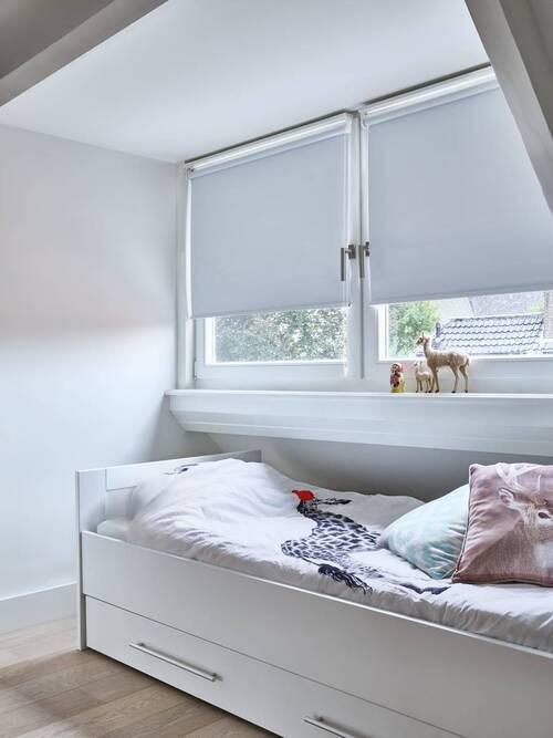 Verdunkelungsrollo 100x275 cm mit Kettenzug - Weiß, Design, Textil (100/275cm)