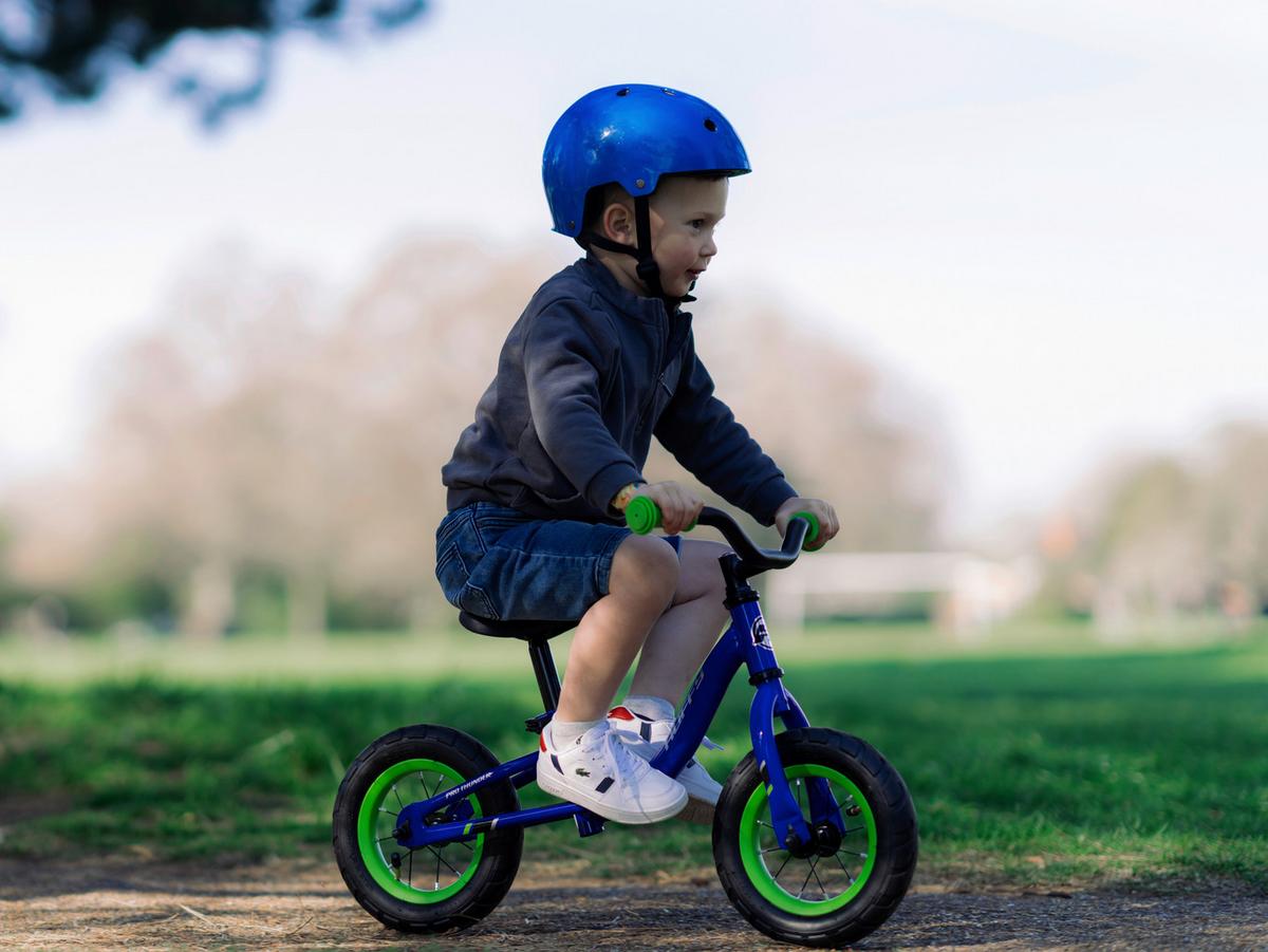 Kinderfahrrad Pro Thunder Blau, 10 Zoll - Blau, Basics, Metall (47/55/75cm)