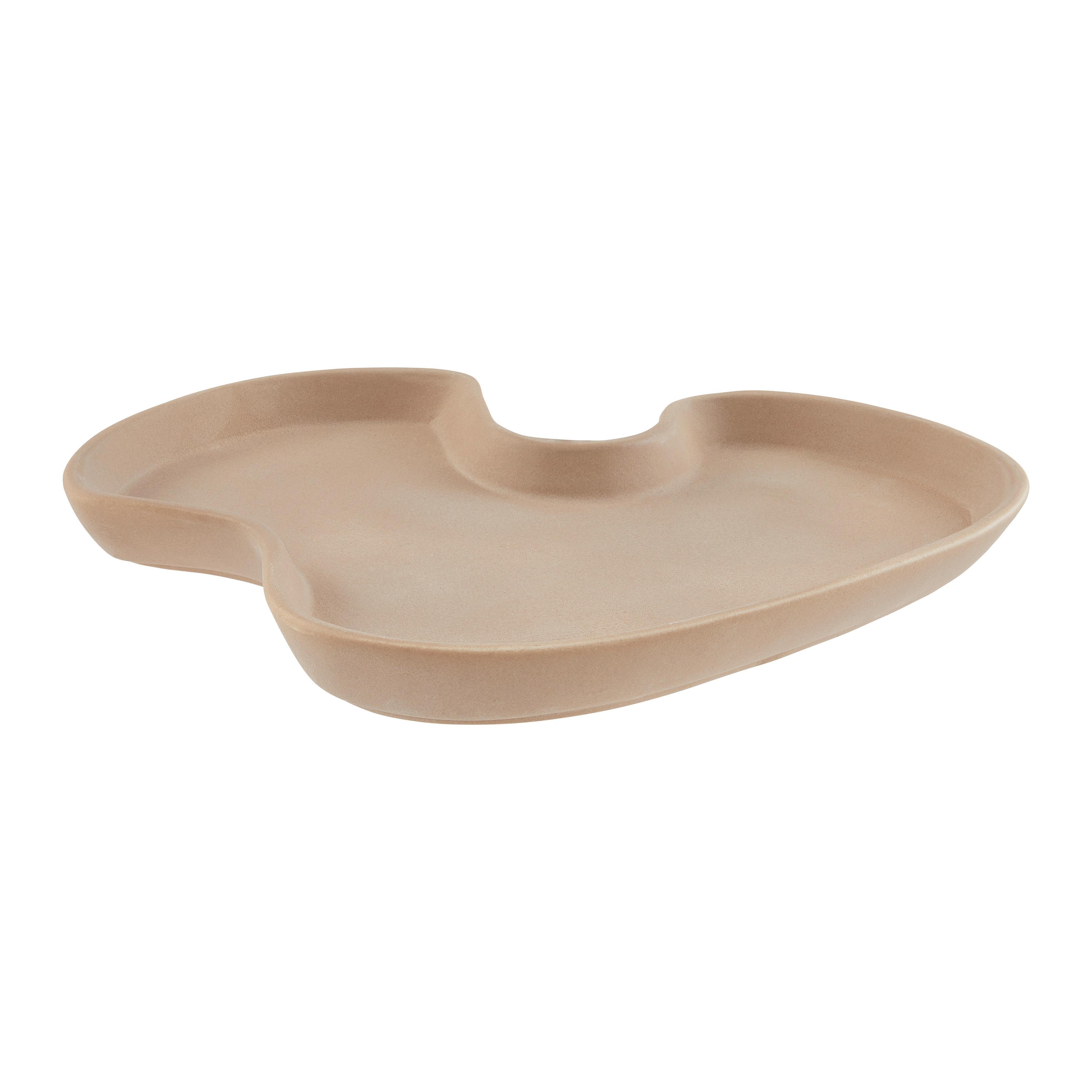 DEKORAČNÍ PODNOS LYA - béžová, Konvenční, keramika (24/3/21.5cm) - Modern Living