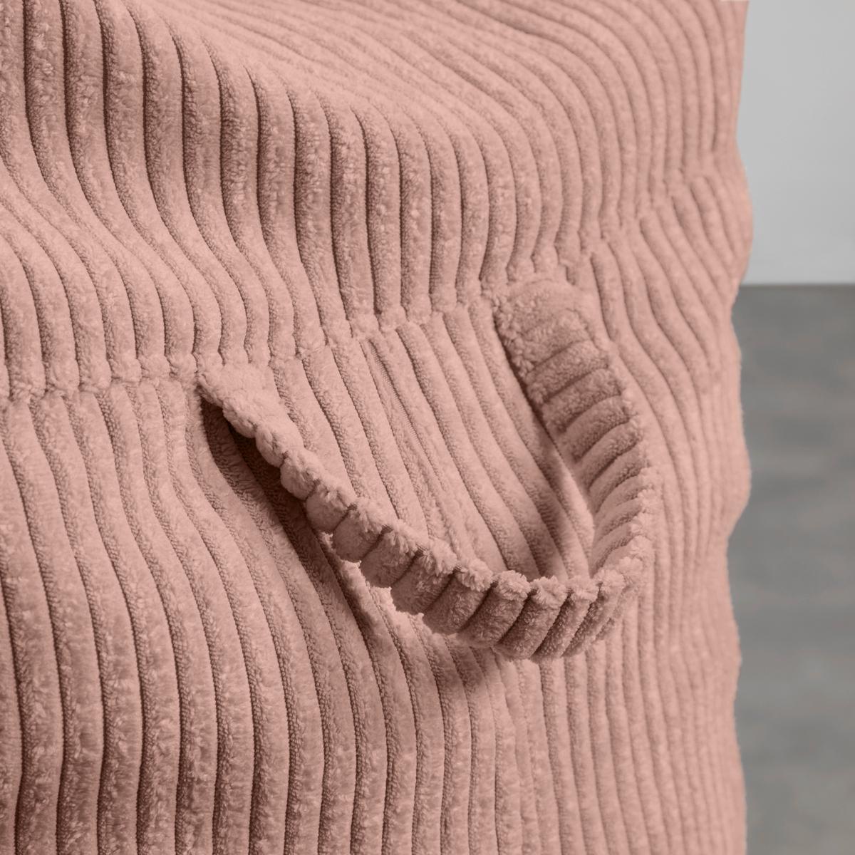 Sedací vak CORTONA CORD, růžový manšestr - růžová, Moderní, textil (85/100/85cm) - Mömax