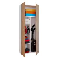 Mehrzweckschrank Vandol Weiß/Sonoma Eiche Dekor B:70cm - Weiß/Sonoma Eiche, Design, Holzwerkstoff (70/178/39cm) - MID.YOU