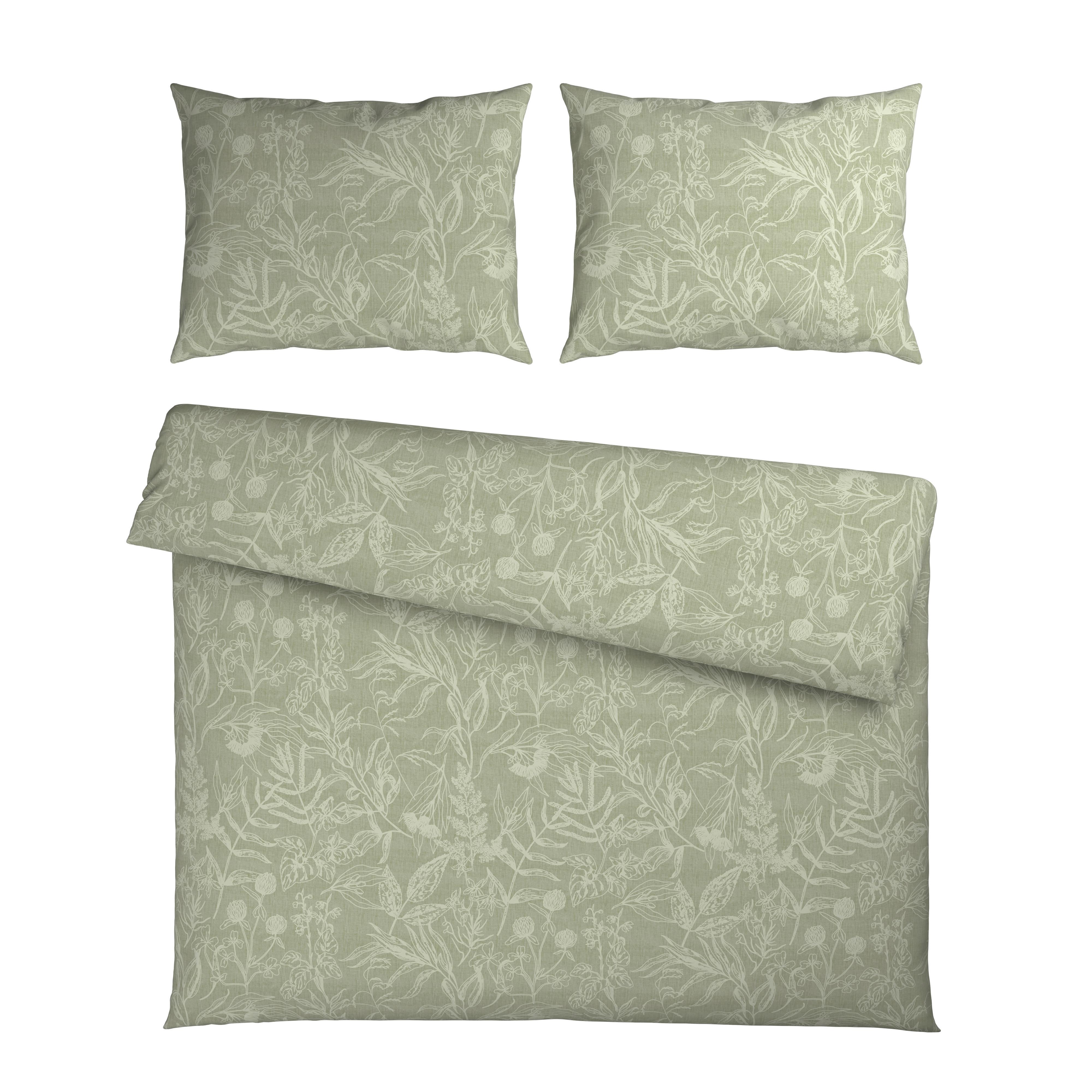 POSTEĽNÁ BIELIZEŇ TYLPUR XXL - šalviovozelená, textil (200/220cm) - Mömax