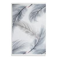 Teppich Emilia Bl 120x170 Weiß/grau Polyester - Weiß/Grau, MODERN, Textil (120/170cm) - Luca Bessoni