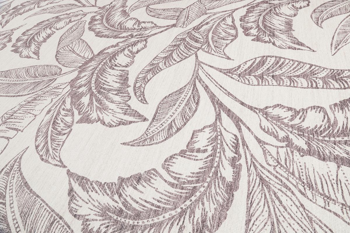 Webteppich Mozambique Palm Taupe/beige 130x190 Cm - Taupe/Beige, LIFESTYLE, Textil (130/190cm) - Esprit