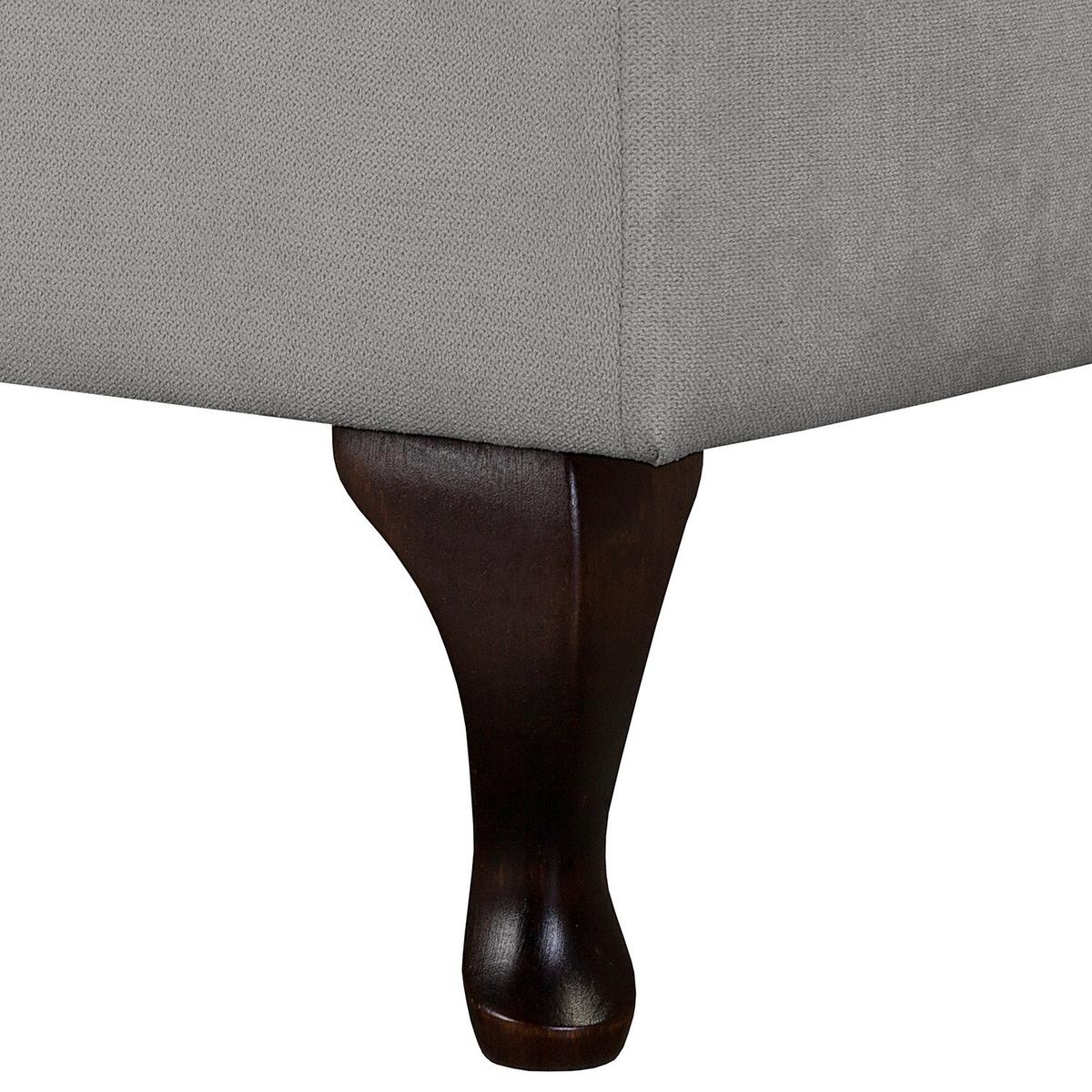 Récamiere Pako Grau B: 185cm - Braun/Grau, Design, Textil (185/93/75cm) - P & B