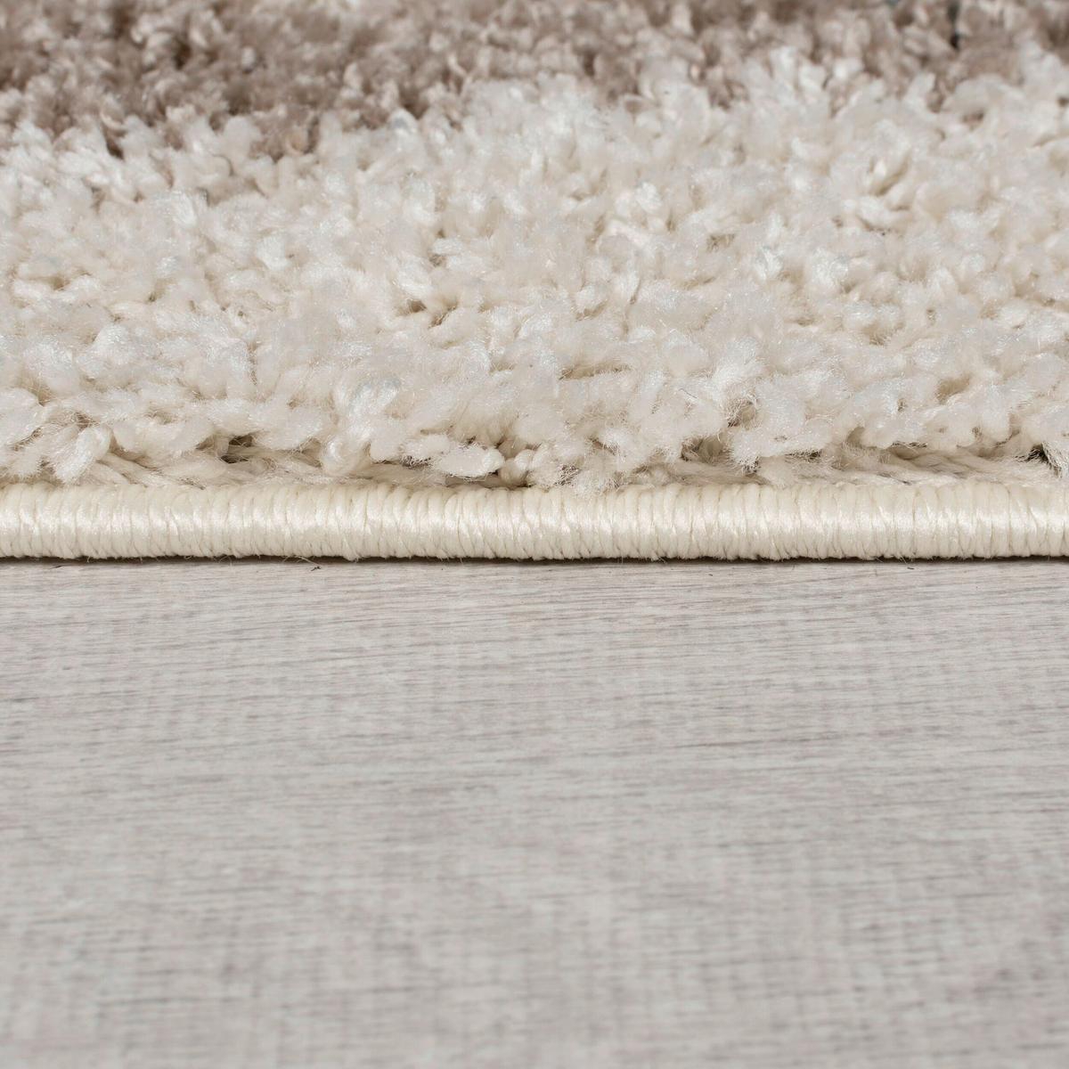 Hochflorteppich Stream - Grün, KONVENTIONELL, Textil (160/230cm)