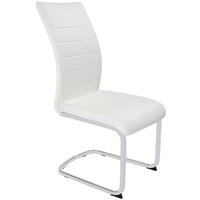 Szánkótalpas Szék "dalia S" Dalia 8683 - krómszínű/fehér, Konventionell, textil/fém (43/98/60cm)