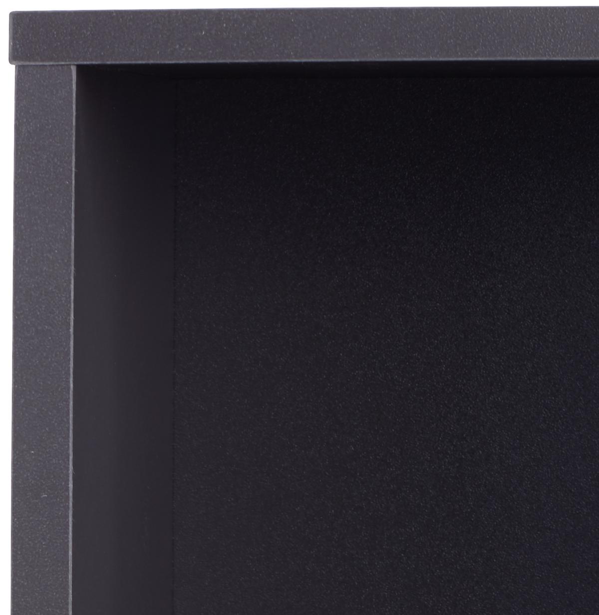 Regal Stehend/hängend Box B 23cm, Lava - Grau, MODERN, Holzwerkstoff (23/46/25cm) - Ondega