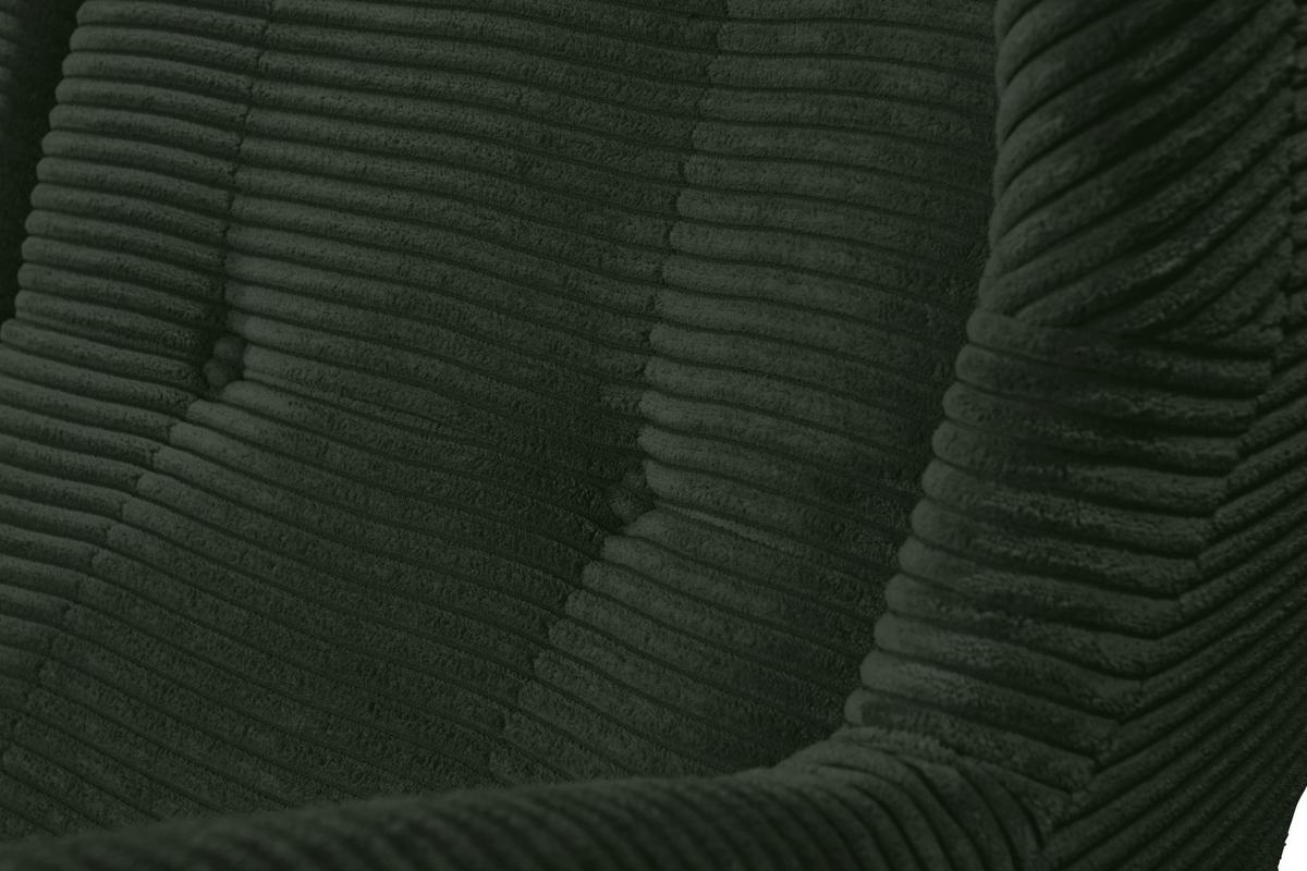 Kuchyňská pohovka OSKAR 5 zelená - černá/tmavě zelená, Konvenční, dřevo/textil (176/103/98cm) - MID.YOU