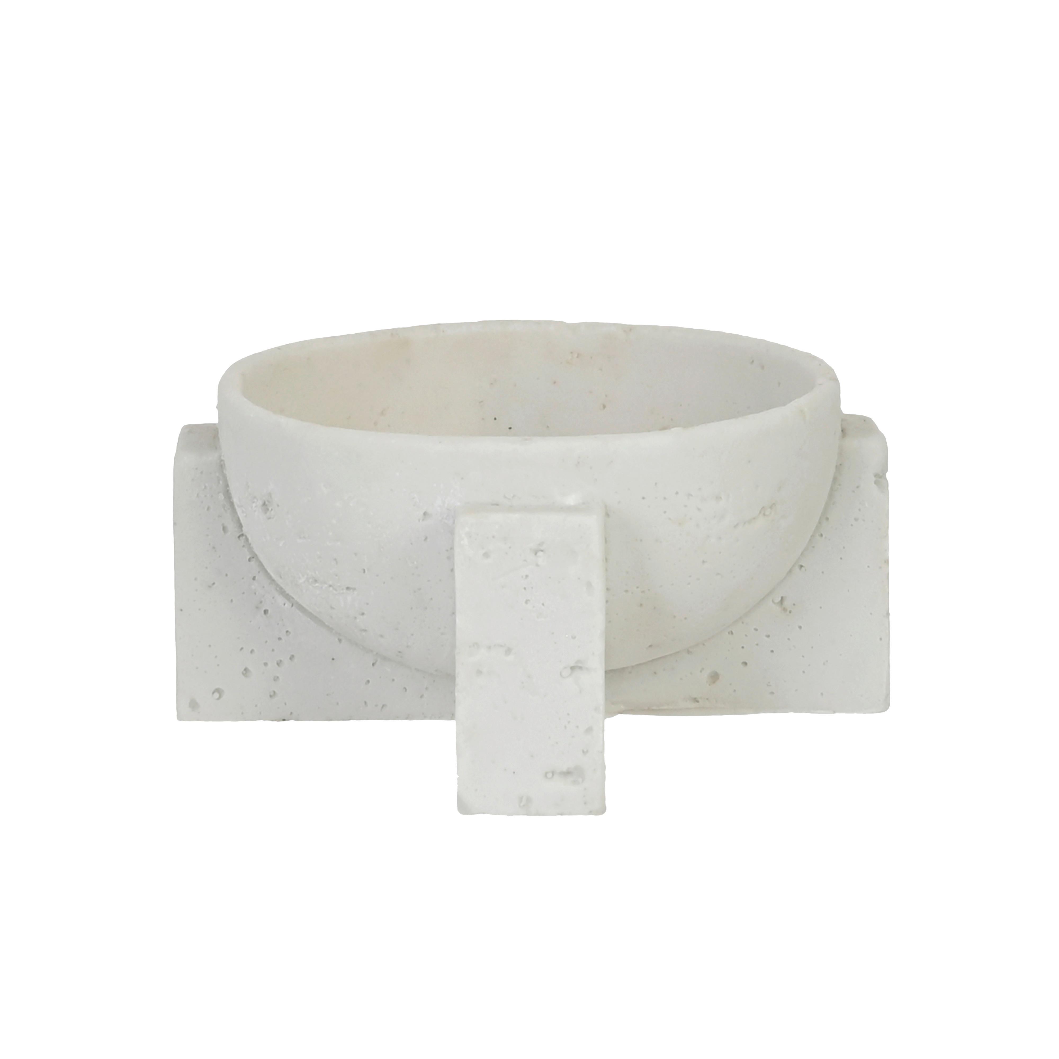 Dekoračná miska GERRY - biela, Basics, plast (11/6cm) - Mömax