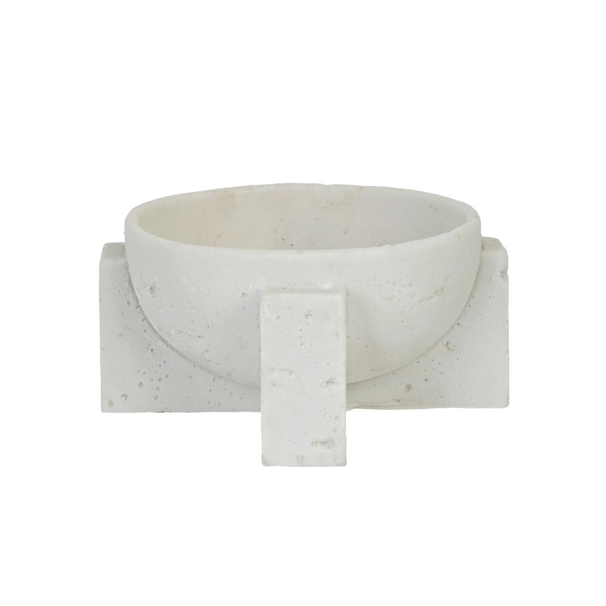 Dekoračná miska GERRY - biela, Basics, plast (11/6cm) - Mömax