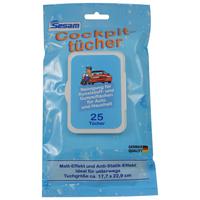 Cockpit-tücher Auto, 25 Stück Glanz-Effekt, Versiegelt - MODERN, Textil (12/27/2cm)