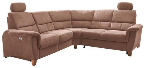 Ecksofa Parole Hellbraun S:241/238 cm